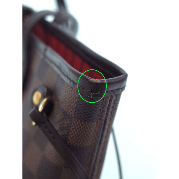 Louis Vuitton Damier Neverfull Tote Bag - Picture 6 of 9